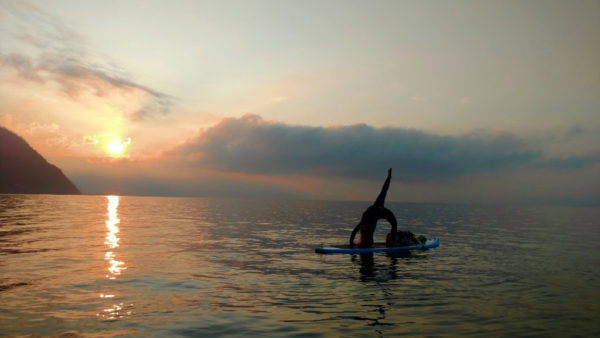 yoga at sunrise lake atitlan