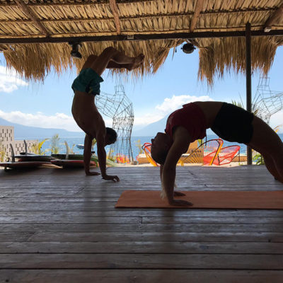 yoga practice at selina atitlan